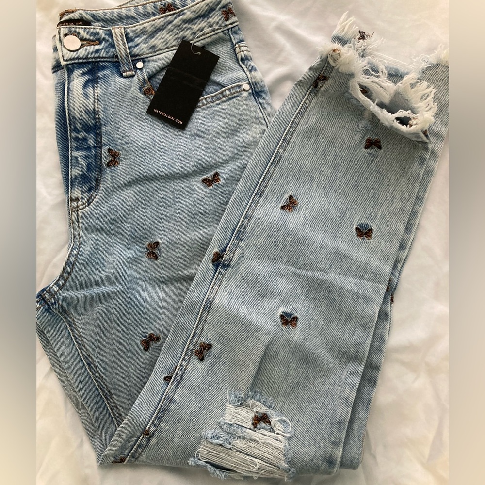 Material Girl Butterfly Jeans